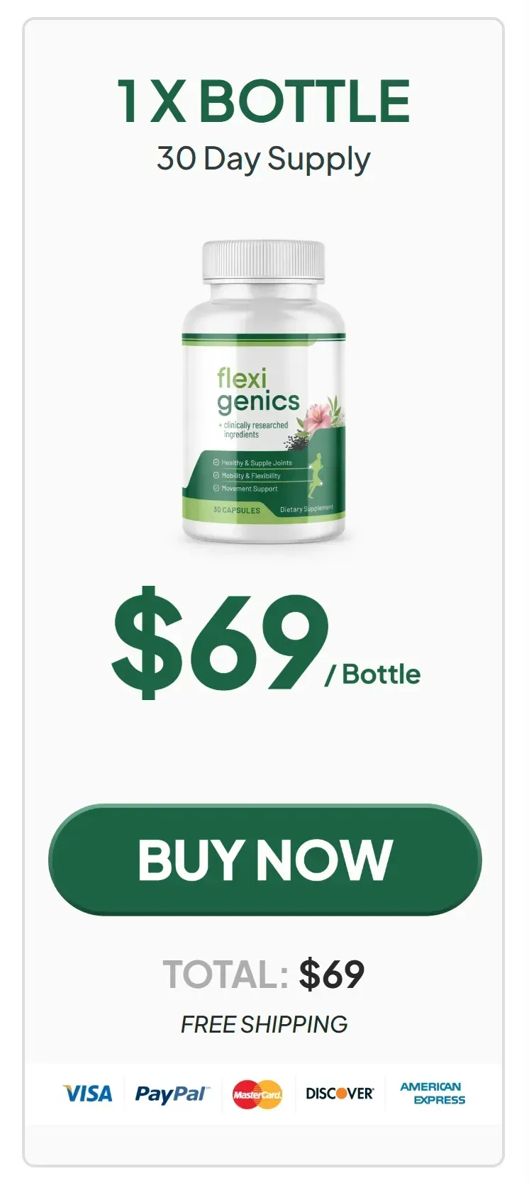 Flexigenics one bottle